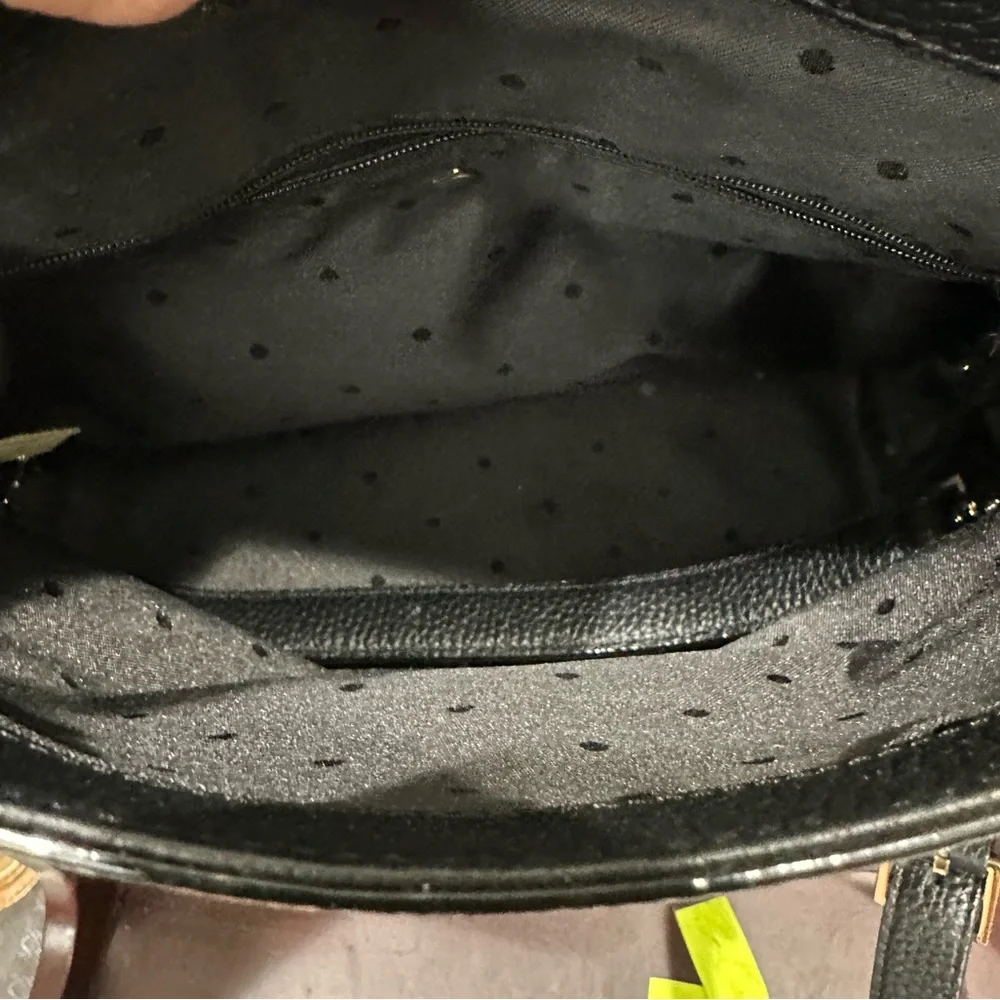 Kate Spade Black Backpack Sleek Design